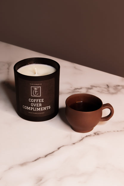 Coffee over compliments