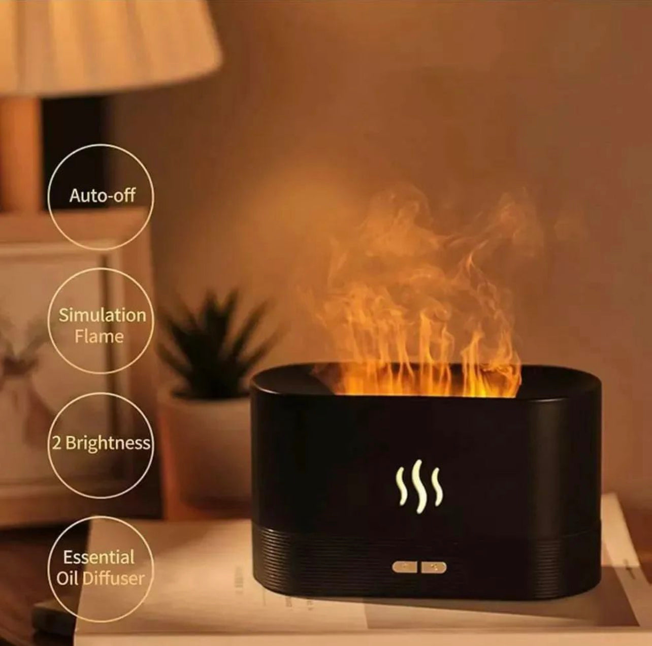 Flame Ultrasonic Scent Buster/Humidifier